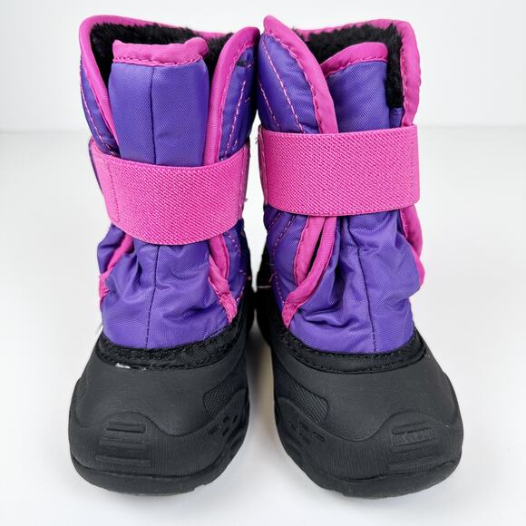 Kamik Snowybug Faux Fur Lined Waterproof Snow Boot Purple Baby US 5 EU 22 - Picture 2 of 10
